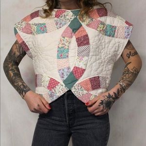 Handmade Quilt Crop Top